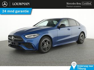 mercedes-benz c-klasse 300 e amg plug-in hybride trekhaak | amg line | night pakket | memory voorstoelen | ledkoplampen | inclusief 24 maanden mercedes-benz cer