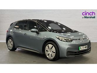 volkswagen id.3 150kw life pro performance 58kwh 5dr auto