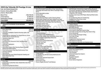 new 2025 kia telluride sx-prestige x-line