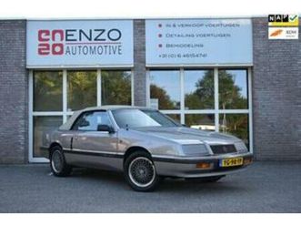 chrysler lebaron 2.2i turbo gt convertible nlauto 2e eigenaa — chrysler — marktplaats