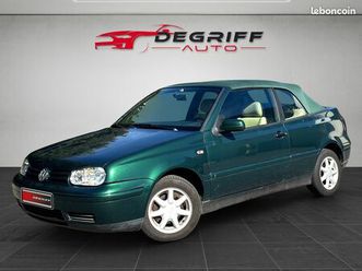 volkswagen golf cabriolet 1.6i carat