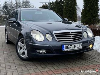 mercedes e-klasa w211 lift 2009r. avantgarde 3.0cdi 224km, zadbany 1wł wrocław - sprzedajemy.pl