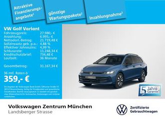 golf viii variant goal 1.5 tsi ahk led parkpilot app 6-gang