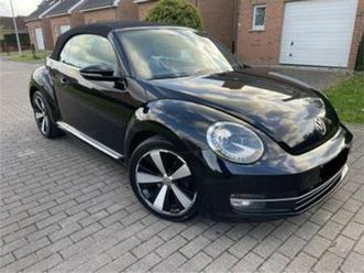 ② vw beetle cabriolet 2.0 tdi dsg automaat, 1 jaar garantie — volkswagen — 2ememain