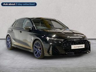 audi rs3 rs 3 tfsi quattro 400 carbon black 5dr s tronic