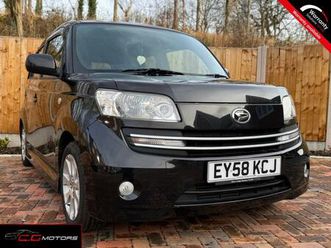 daihatsu materia 1.5 black manual petrol 2008