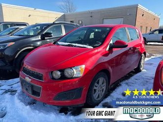 2016 chevrolet sonic lt - heated seats - bluetooth - $147 b/w