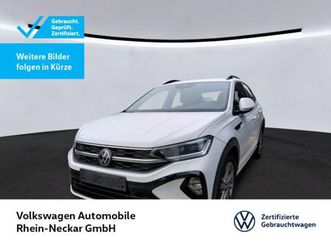 volkswagen taigo r-line 1.5 tsi ahk led automatik uvm