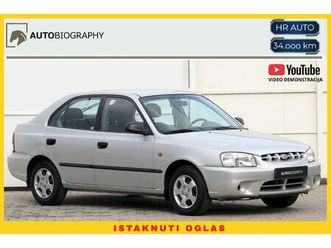 hyundai accent 1,3 | prijeđeni kilometri : 34.ooo km | video demo, 2001 god.