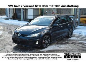 volkswagen golf vii var. gtd dsg~top ausst.~tüv zr+serv neu