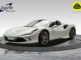 2022 ferrari f8 spider highly optioned front lift