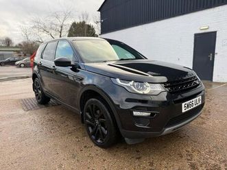 2017 land rover discovery sport 2.0td4 hse black (180ps) station wagon