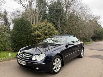 3.2 clk320 elegance cabriolet 2dr