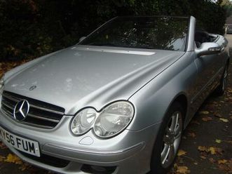 3.0 clk280 avantgarde cabriolet 7g-tronic 2dr