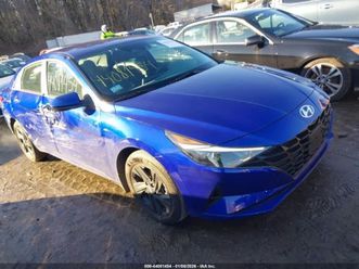 hyundai elantra hybrid blue