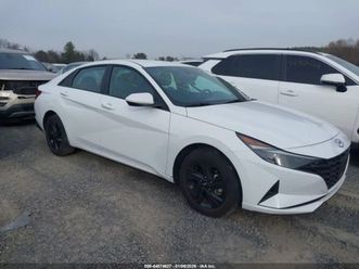 hyundai elantra hybrid blue
