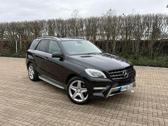 2015 mercedes-benz m class 2.1 ml250 bluetec amg line suv 5dr diesel g-tronic