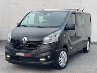 ② renault trafic bi-turbo 145ch double cabine 5 pl. — camionnettes & utilitaires — 2ememain