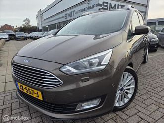 ford grand c-max - 1.5 titanium aut/nav/leder/trekhaak/nlauto