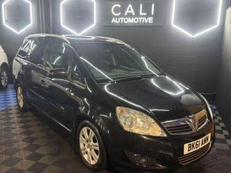 vauxhall zafira 1.8 16v design euro 5 5dr petrol manual