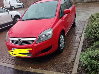 vauxhall, zafira, mpv, 2013, manual, 1598 (cc), 5 doors