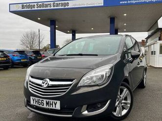 2016 66 vauxhall meriva 1.4i se mpv 5dr petrol manual euro 6 (100 ps)