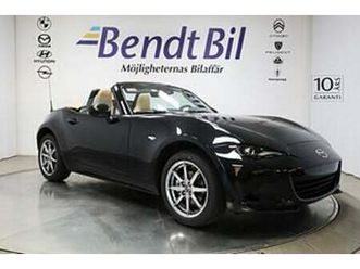 mazda mx-5 1.5 skyactiv-g 132 hk kazari | backkamera | nappaläder