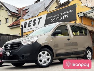 dacia dokker ambiance 1.6-samo 33.700km-1.last-1.barva-kot nov
