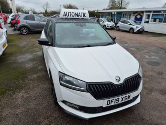 2019 skoda fabia 1.0 tsi monte carlo (109ps) hatchback dsg
