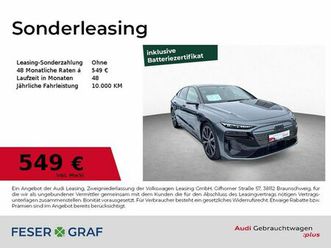 audi a6 e-tron sportback edition one - s line - b&o -