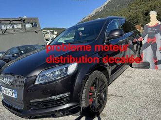audi q7 v6 3.0 tdi distribution decalée - en l etat