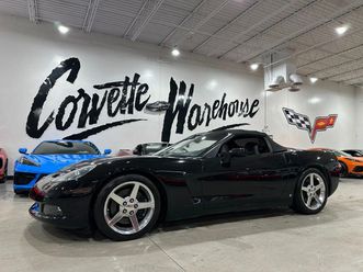 2007 chevrolet corvette conv 3lt, z51, nav, tt's, auto, polished, 84k!