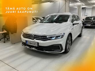 volkswagen passat variant gte premium plug-in hybrid 160 kw dsg-automaatti **1om / suomiauto / alv / webasto / koukku / digimittari / iq/