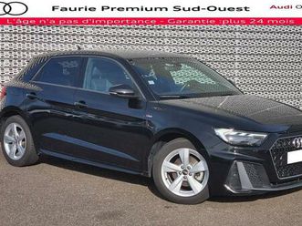 a1 sportback 30 tfsi 110 ch s tronic 7 s line