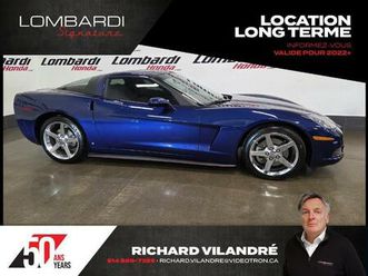 2007 chevrolet corvette 2dr cpe voiture canadienne aucuns accidents
