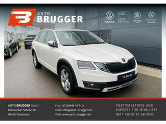 skoda octavia combi scout 2.0 tdi dsg 4x4 navi led ahk