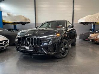 maserati levante sq4 gransport – 430 cv garantie 12 mois offerte nero ribelle entretien à jour