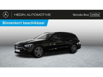 mercedes classe c 300 e break amg line night pack | panoramisch dak | dodehoekassistent | memory pack | 360° camera | burmester audio | head-up display | smartp