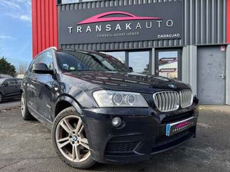 bmw x3 f25 258ch pack m xdrive 30d f25 *attelage* *boite automatique*