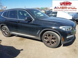 bmw x3 2021r., sdrive30i, od ubezpieczalni 2.0 benzyna 248km