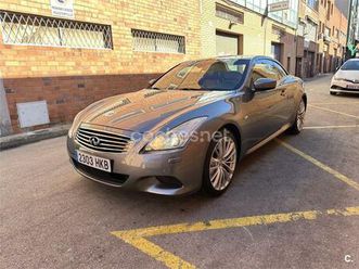 infiniti g 3.7 v6 vvel gt premium cabrio auto
