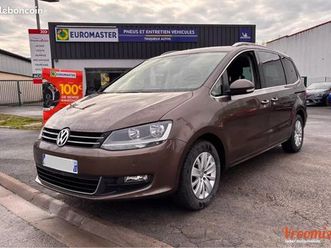 volkswagen sharan iii2.0 tdi bluemotion dsg6 140 cv boîte auto garantie 3m/7places/gps/attelage