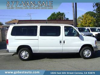 09 ford econoline e350 12-passenger cargo van rv camper bus ex-city 44k miles!
