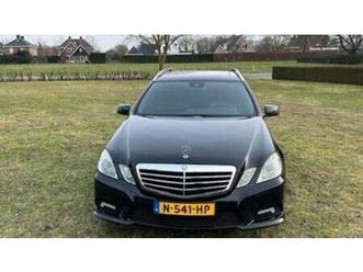 mercedes-benz e550 estate, zwart 2011, 5,5 ltr 388pk — mercedes-benz — marktplaats