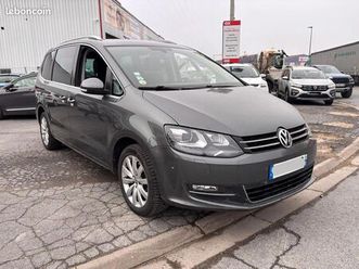 volkswagen sharan iii 2.0 tdi dsg6 140 cv boîte auto suivi/carat/camera/sieges chauff