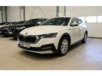 skoda octavia scout 2.0 tdi 4x4 1-ägare d-värm drag b-kam