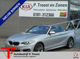 bmw 2 serie cabrio 220i automaat m-pakket nl auto/navigatie/ — bmw — marktplaats