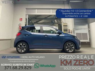 hyundai i10 1.0 mpi connectline 63cv nuova a milano