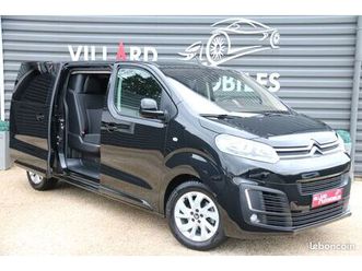 citroën jumpy cabine approfondie taille m 2.0 bluehdi 180 cv driver - 6 places - boite automatique - attelage -