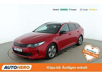 kia optima sport wagon plug-in hybrid pluspaket 2 / 360, panorama, dragkrok